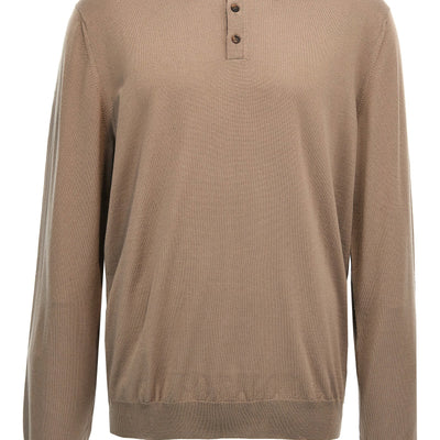 Zanone Wool Polo Shirt