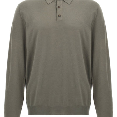 Zanone Wool Polo Shirt