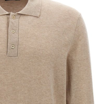 Zanone Cashmere Wool Polo Shirt