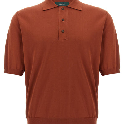 Zanone Cotton Polo Shirt