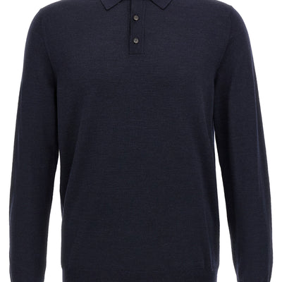 Zanone Virgin Wool Polo Shirt