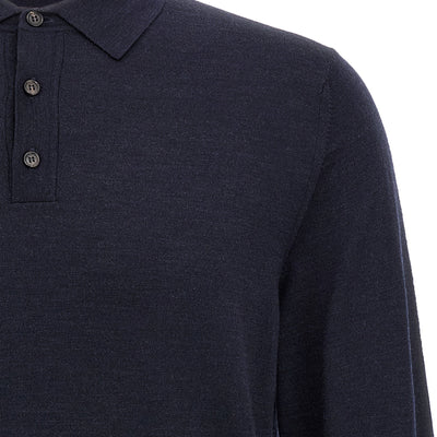 Zanone Virgin Wool Polo Shirt