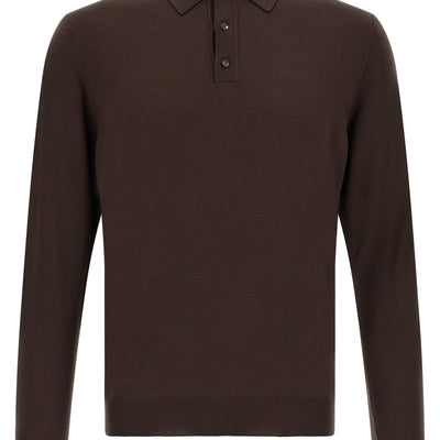 Zanone Long Sleeve Polo Shirt