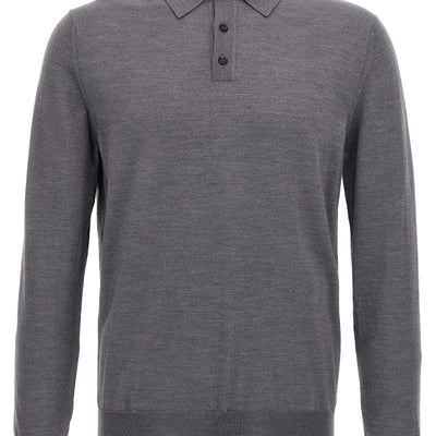 Zanone Virgin Wool Polo Shirt