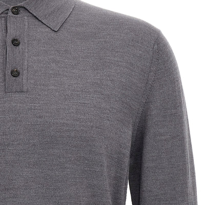 Zanone Virgin Wool Polo Shirt