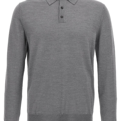 Zanone Virgin Wool Polo Shirt
