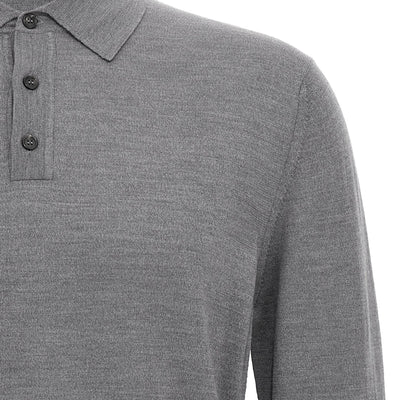 Zanone Virgin Wool Polo Shirt