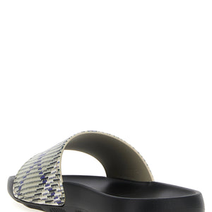 Burberry Dive Check Sandals