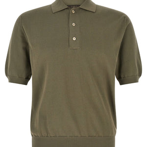 Zanone Cotton Knit Polo Shirt