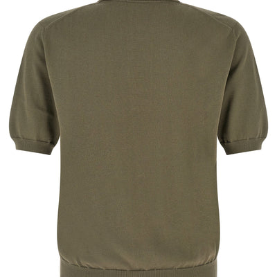 Zanone Cotton Knit Polo Shirt