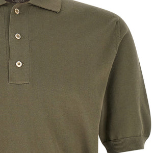 Zanone Cotton Knit Polo Shirt