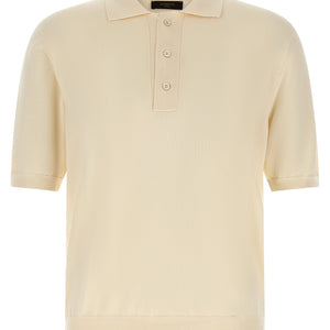 Zanone Cotton Knit Polo Shirt