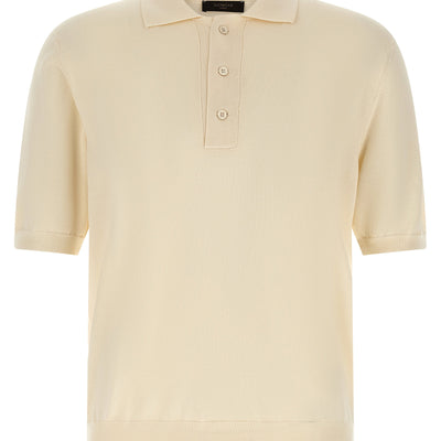 Zanone Cotton Knit Polo Shirt