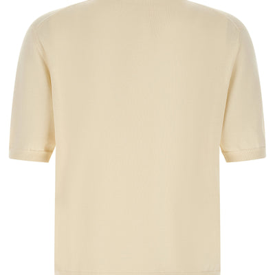 Zanone Cotton Knit Polo Shirt