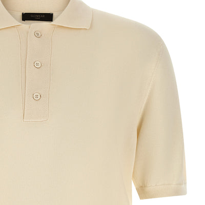 Zanone Cotton Knit Polo Shirt