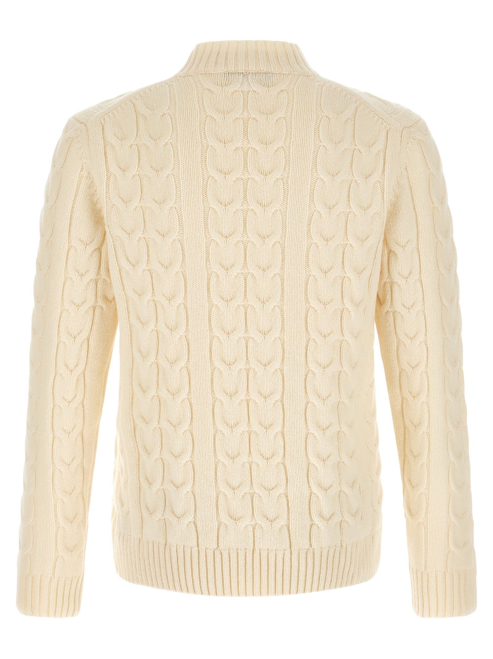 Zanone Braided Turtleneck Sweater