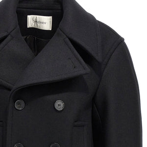 Saint Laurent Oversized Caban Coat