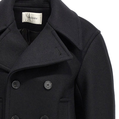 Saint Laurent Oversized Caban Coat
