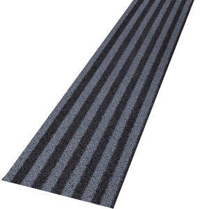 Kuber Industries Rubber 1 Piece Floor Mat Door Mat 2x6 Feet (Brown & Grey)-CTKTC29699