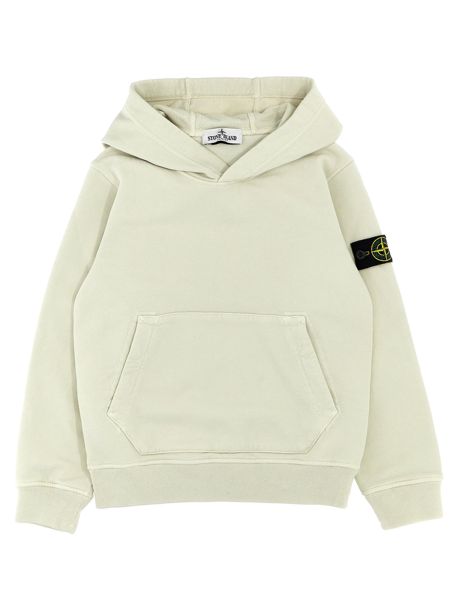 Stone Island Junior Logo Patch Hoodie