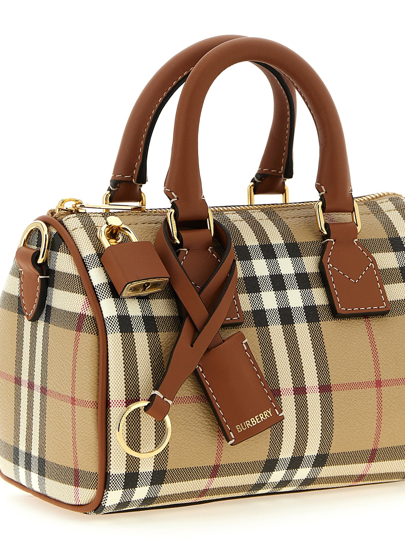 Burberry Mini Bowling Handbag