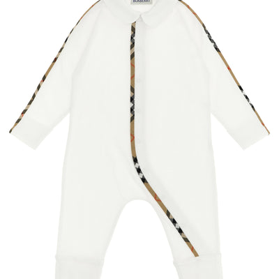 Burberry Baby Set Hamilton Jumpsuit + Cap + Bib