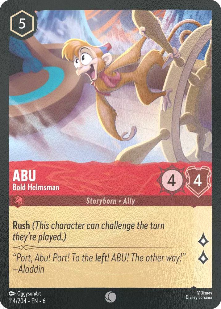 Abu - Bold Helmsman - 114/204 [Azurite Sea] [Cold Foil]
