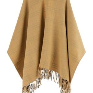 Burberry Check Wool Reversible Cape