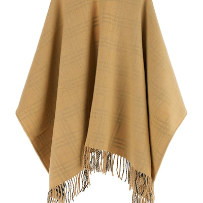 Burberry Check Wool Reversible Cape