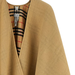 Burberry Check Wool Reversible Cape