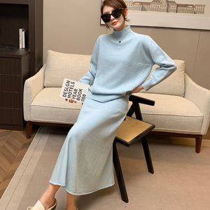 Cassidy Winter Coord Set - Set of Sweater and Skirt