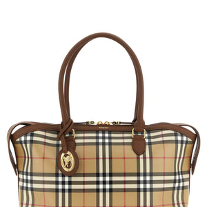 Burberry Small Check Shopping Bag