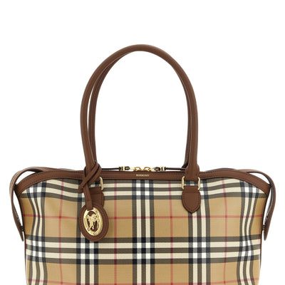 Burberry Small Check Shopping Bag