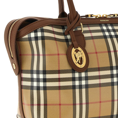 Burberry Small Check Shopping Bag