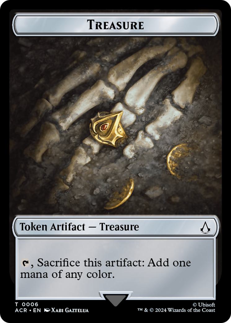 Assassin Token (04) // Treasure Token (06) [Assassin's Creed: Tokens] [Non-Foil]