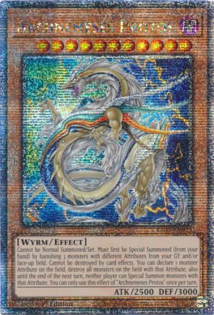 Archnemeses Protos - RA03-EN023 - Quarter Century Secret Rare - 1st Edition
