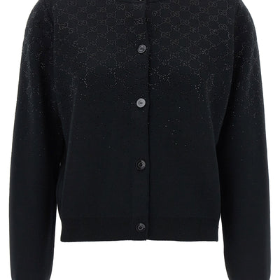 Gucci Gg Crystal Cardigan
