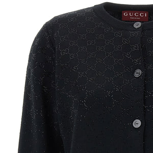 Gucci Gg Crystal Cardigan