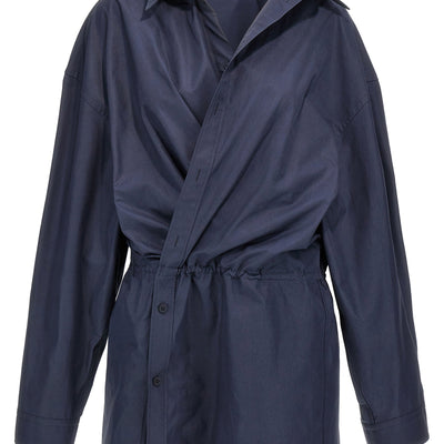 Balenciaga Stile Camicia Mini Dress