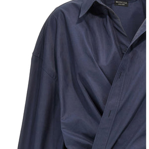 Balenciaga Stile Camicia Mini Dress