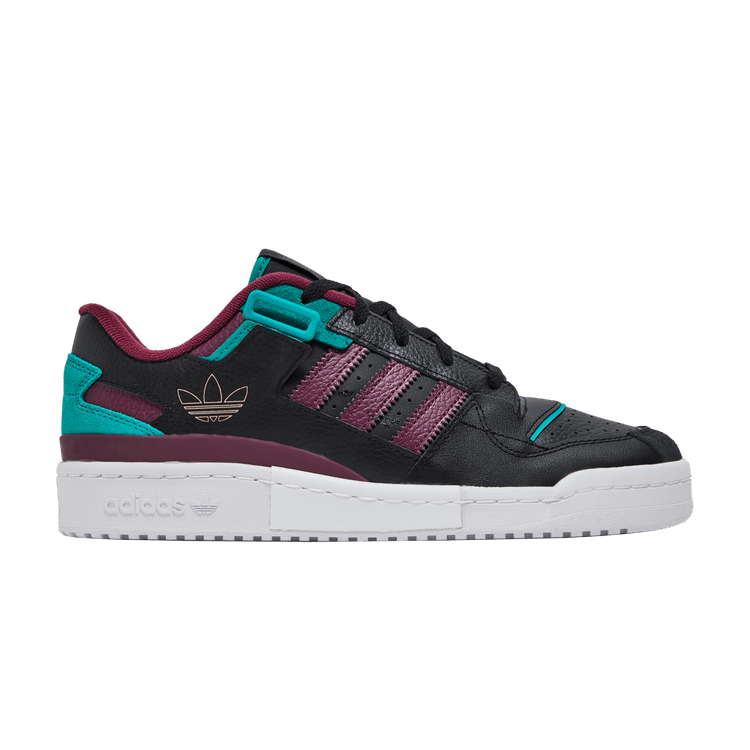 adidas Forum Exhibit Low Black Crimson Green