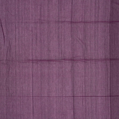 Magenta Handloom Bengal Cotton Saree With Horse Buttas