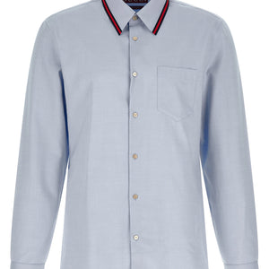 Gucci Web Collar Shirt