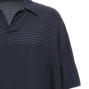 Saint Laurent Silk Polo Shirt