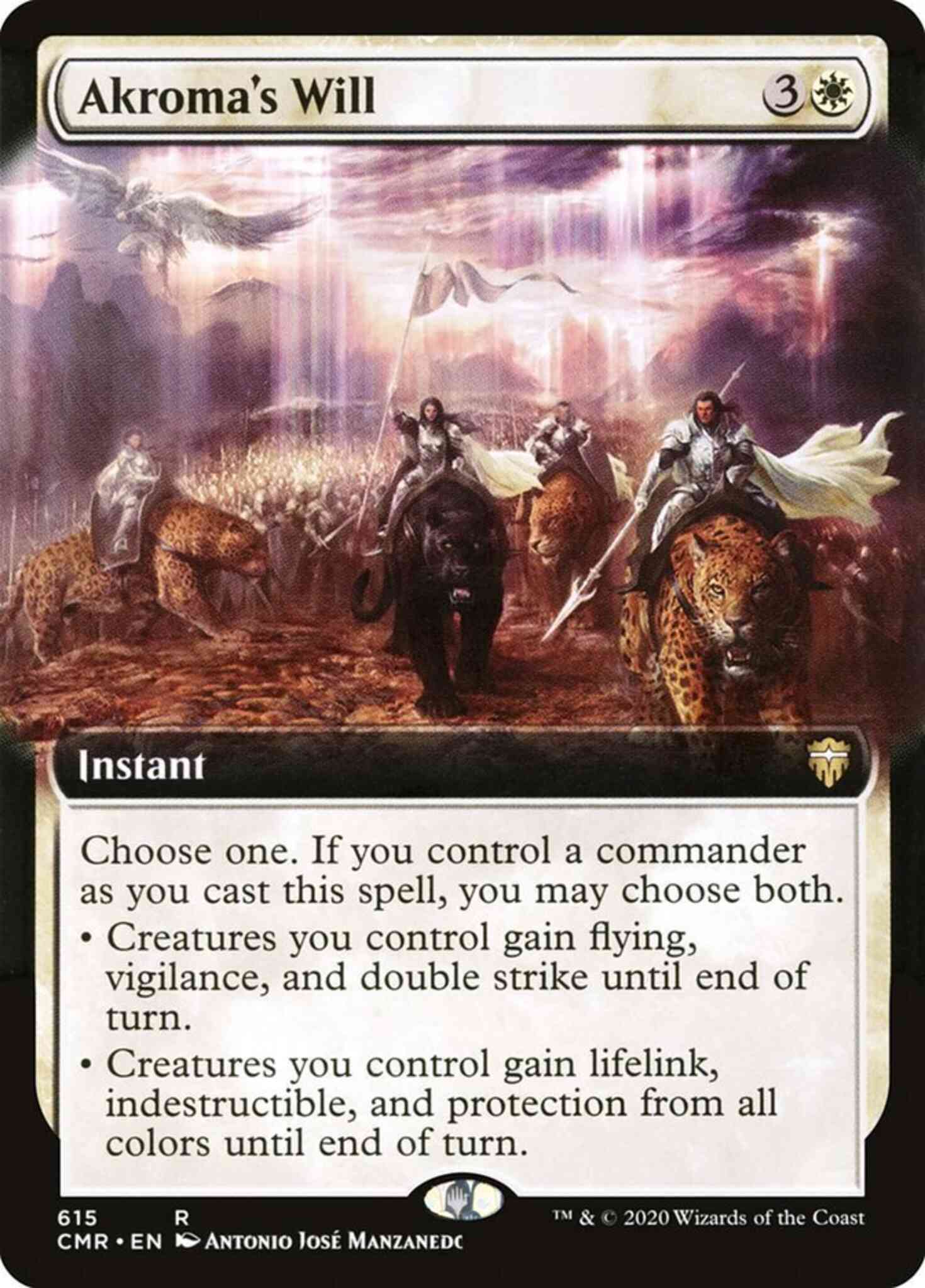 Akroma's Will [615] [Extended Art] [Commander Legends] [Non-Foil]