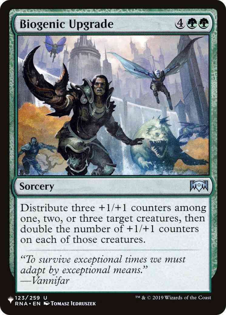 Biogenic Upgrade [RNA-123] [The List] [Non-Foil]
