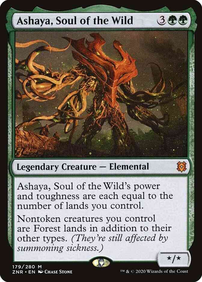 Ashaya, Soul of the Wild [179] [Zendikar Rising] [Non-Foil]