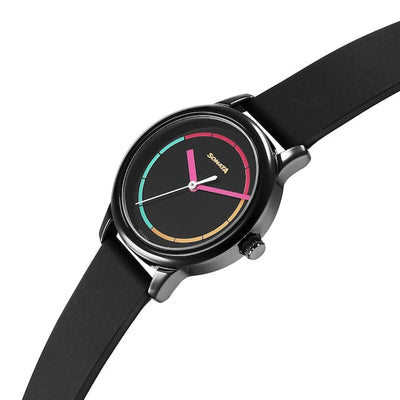 Splash Black Dial & Plastic Strap