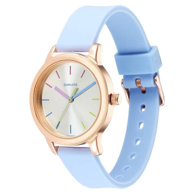 Splash Silver Dial & Plastic Strap