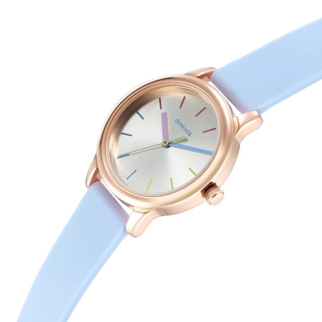 Splash Silver Dial & Plastic Strap